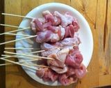 梅肉タレで焼き鳥作り方1写真