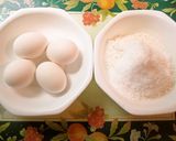 生地材料3つ♬ふわふわ簡単ロールケーキ♡作り方1写真