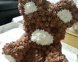 バレンタインに！くまさんのチョコケーキ作り方18写真