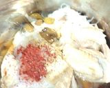 白滝のチキンの韓国風煮物★作り方1写真