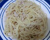 簡単ツナマヨパスタ～カルボナーラ風～作り方3写真