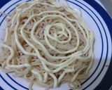 簡単ツナマヨパスタ～カルボナーラ風～作り方4写真