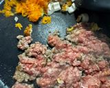 しっかり下味ひき肉のチャーハン作り方5写真