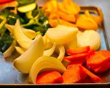 厚揚げと野菜の甘酢あん作り方1写真