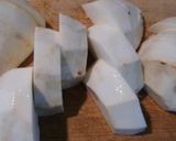 里芋の、焼さけあらほぐしあんかけ作り方2写真