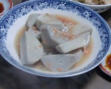 里芋の、焼さけあらほぐしあんかけ作り方4写真