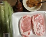 ふきと豚ロースの味噌煮もの作り方1写真