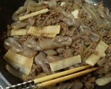 ご飯が進む♪牛肉とこんにゃくの甘辛炒め作り方6写真