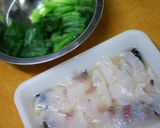菊菜とメジナ、海苔のポン酢和え作り方1写真