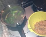 体ポカポカ鶏胸ミンチのミルクスープ作り方2写真