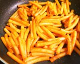 マカロニのケチャマヨ炒め作り方3写真
