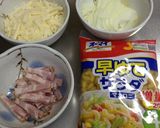 ミックスチーズでマカロニチーズ作り方1写真