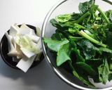 簡単美味♪ほうれん草のイカ塩辛ソテー作り方1写真