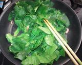 簡単美味♪ほうれん草のイカ塩辛ソテー作り方3写真