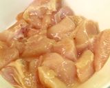 ■鶏むね＆こんにゃくのカレー風味照り焼き作り方1写真