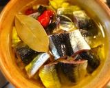 秋刀魚のオイル煮◆アヒージョ作り方3写真
