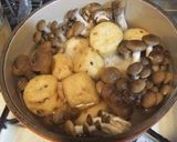しめじとがんもの生姜煮作り方2写真