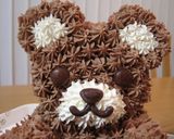 バレンタインに！くまさんのチョコケーキ作り方21写真