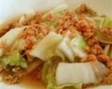 レンジで♪白菜鮭のぽん酢がけ作り方8写真
