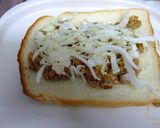 朝の納豆トースト！作り方1写真