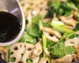 蓮根と豚ヒレ肉の中華風きんぴら。作り方10写真
