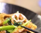 蓮根と豚ヒレ肉の中華風きんぴら。作り方12写真