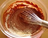 チョコレートガナッシュでクリスマスケーキ作り方3写真