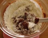 チョコレートガナッシュでクリスマスケーキ作り方4写真