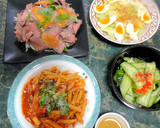 ローストビーフと柿の和風サラダ仕立て作り方6写真