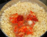 大根の煮汁でキムチ＆チーズラーメン作り方3写真