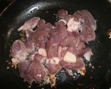 鳥肝のにんにく炒め♥作り方8写真