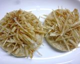 千切り大根の胡麻おかか大葉風味トースト作り方3写真