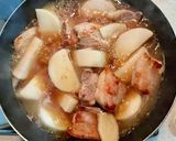 豚バラ肉と大根のてり煮作り方5写真