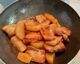 豚バラ肉と大根のてり煮作り方7写真
