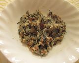 ひじき煮入り♡もちもちそば粉の豆腐団子作り方2写真