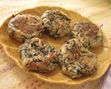 ひじき煮入り♡もちもちそば粉の豆腐団子作り方4写真