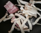 エリンギとベーコンのパスタ作り方2写真