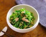 レンジで★豆苗とツナの白だし和え作り方6写真