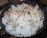 大根と豚肉の炒め煮作り方4写真