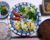 えびのフワフワはんぺん焼き作り方6写真