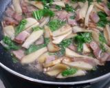 エリンギと青菜の和風パスタ作り方3写真