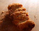我家もしゃぶしゃぶ肉で流行の重ねトンカツ作り方13写真
