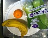 ブレンダーで冬のグリーンスムージー作り方1写真