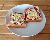 ピザトーストバーガー作り方1写真