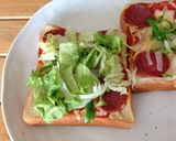 ピザトーストバーガー作り方5写真