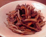 しめじと牛肉とごぼうの炒め煮作り方7写真