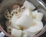 鶏蓮なトロみ大根の煮付け♪作り方3写真