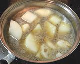 鶏蓮なトロみ大根の煮付け♪作り方4写真
