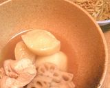 鶏蓮なトロみ大根の煮付け♪作り方8写真