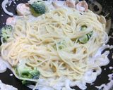 ☆えびとブロッコリーのクリームパスタ☆作り方7写真